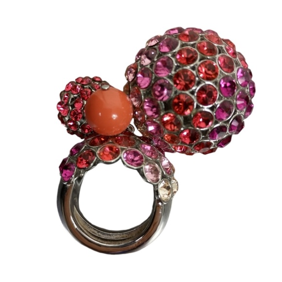 Rare Authentic Swarovski Statement Pink Ring. 52 - Picture 2 of 6